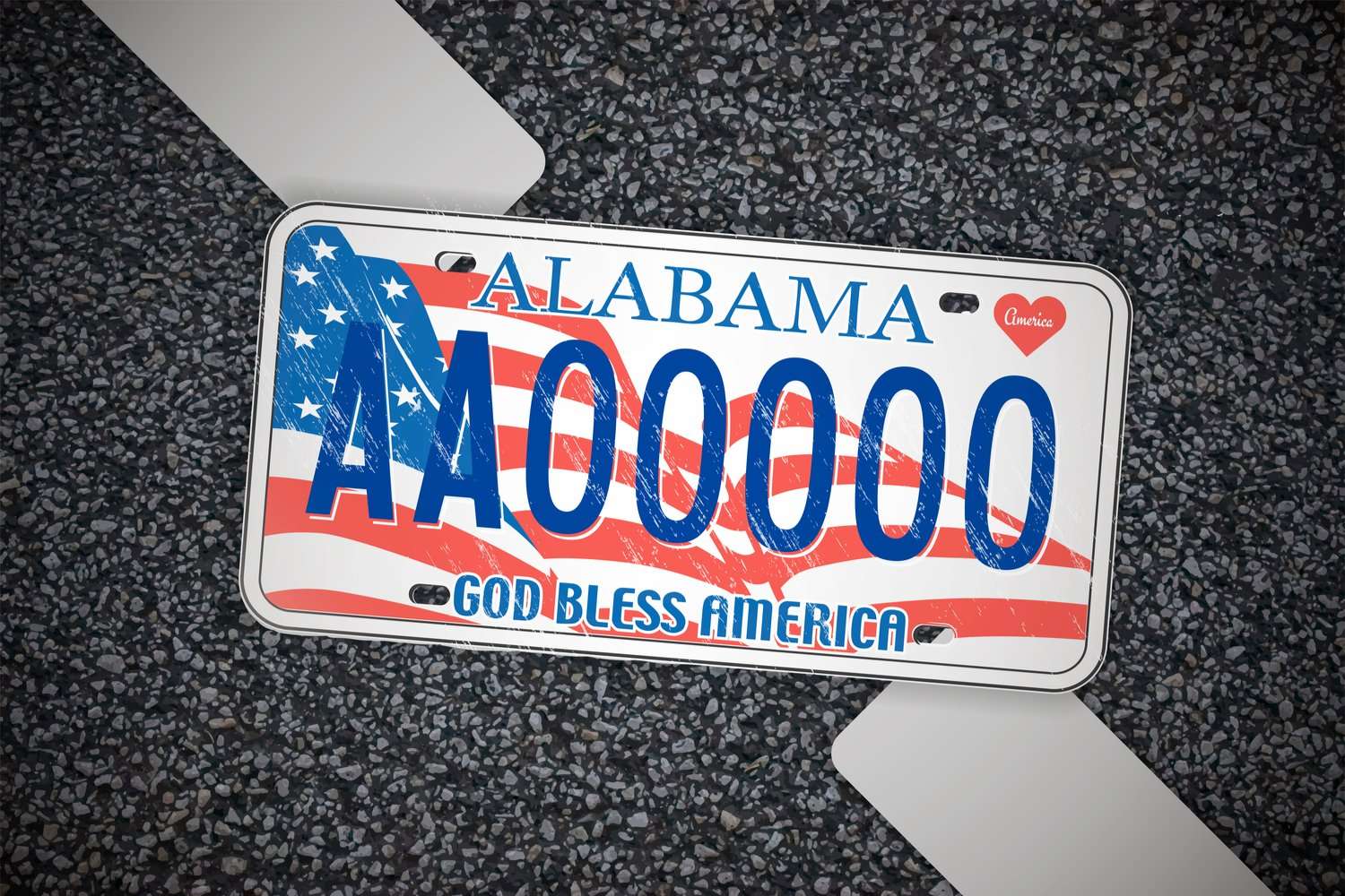 Renovación de sticker de placas en Alabama