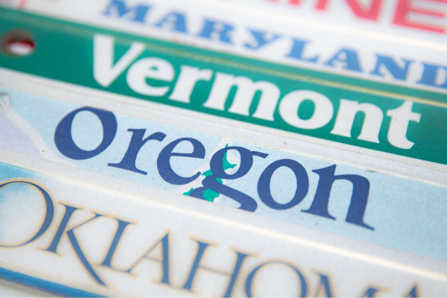 Renovación de sticker de placas en Oregon