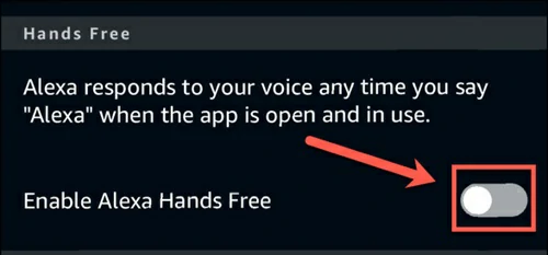 L'application Alexa consomme la batterie mains libres
