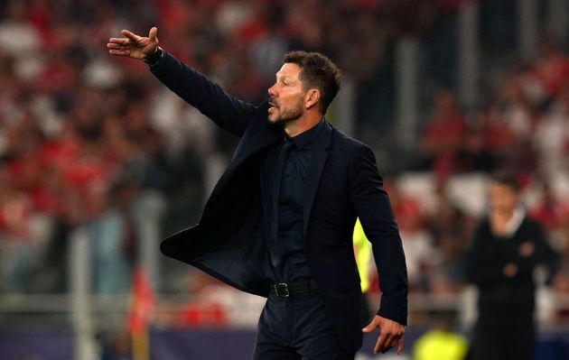 Diego Simeone se blâme pour l'humiliation de l'Atletico Madrid en Ligue des champions à Benfica