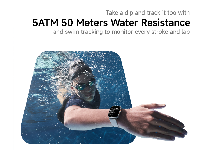 Résistance à l’eau de la Redmi Watch 5 Lite