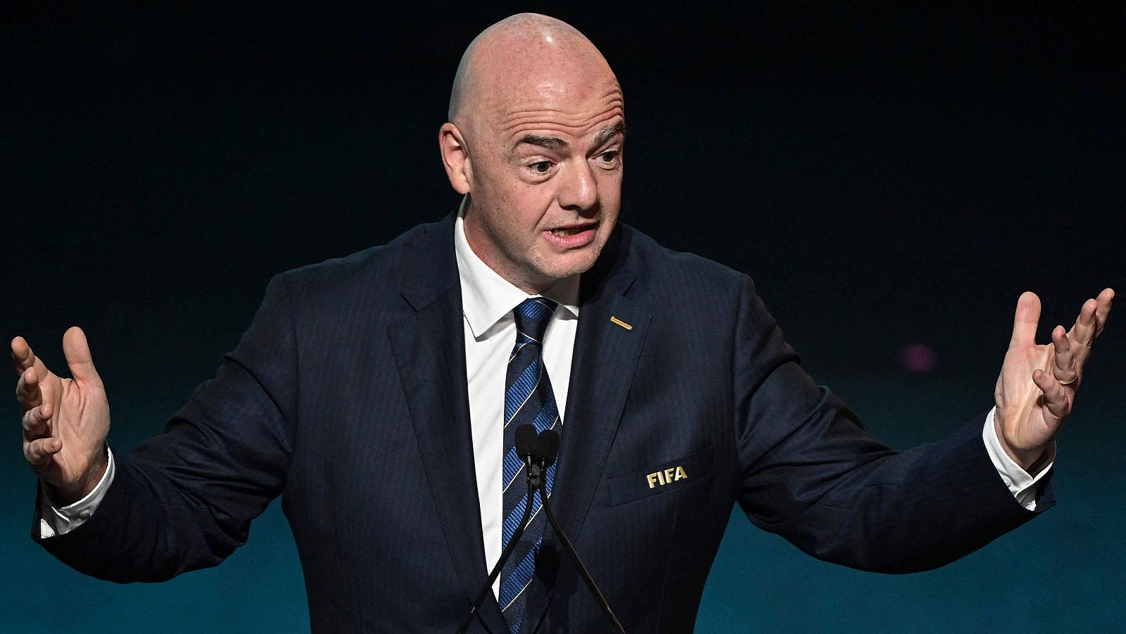 Gianni Infantino makes the case for re-election as FIFA President