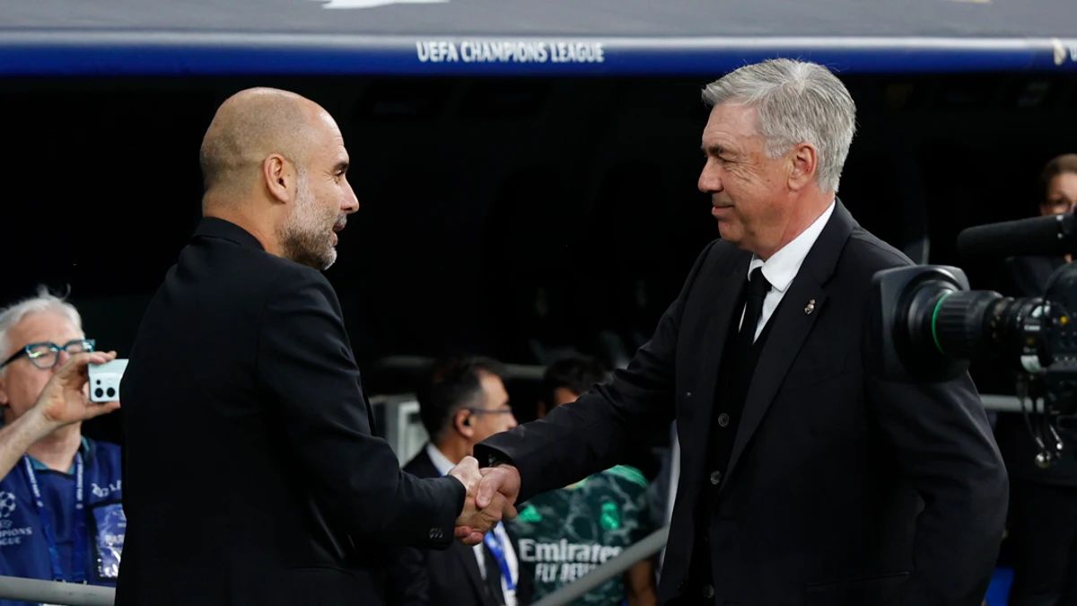 Ancelotti shakes Guardiola