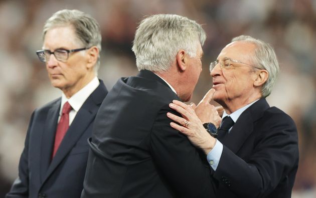 Carlo Ancelotti and Florentino Perez