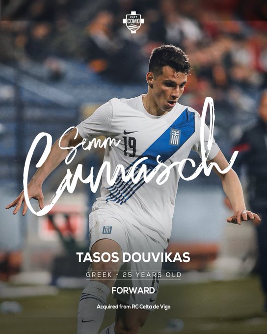 Tasos Douvikas Signes pour COMO