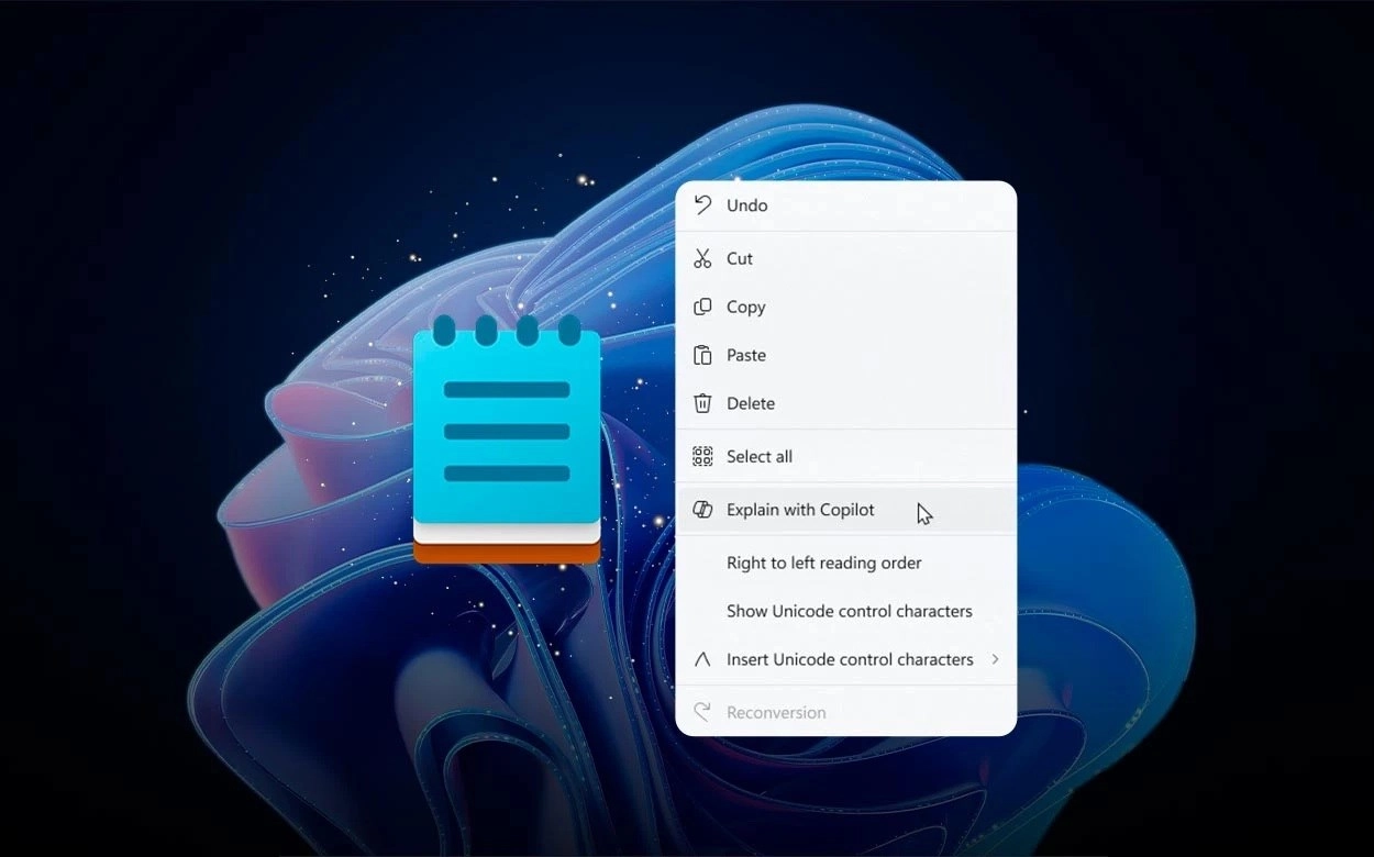 Le bloc-notes de Windows 11 reçoit une intégration avec le co -pilote - mais pas pour tout le monde
