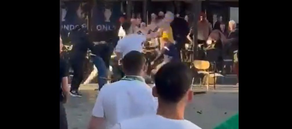 REGARDER: La police polonaise intervient alors que Brawl éclate entre Chelsea et les fans de Real Betis