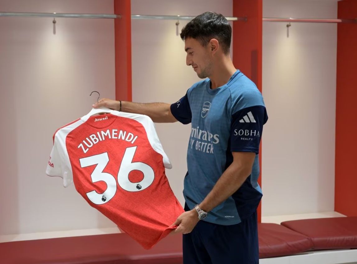 Révélé: histoire d'origine derrière Martin Zubimenddi portant le numéro 36 à Arsenal