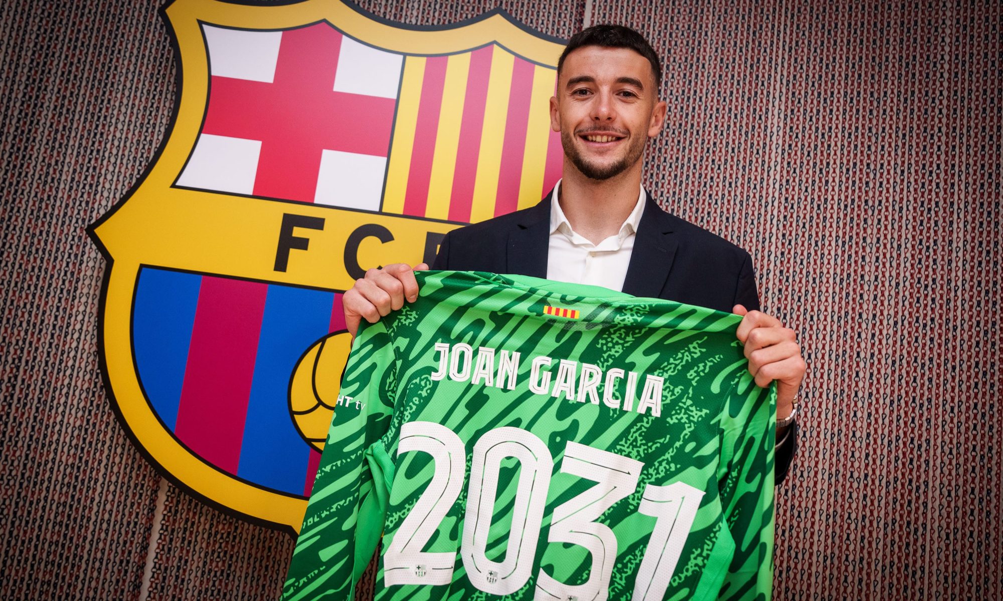 Garcia was presented as a Barcelona player last week.