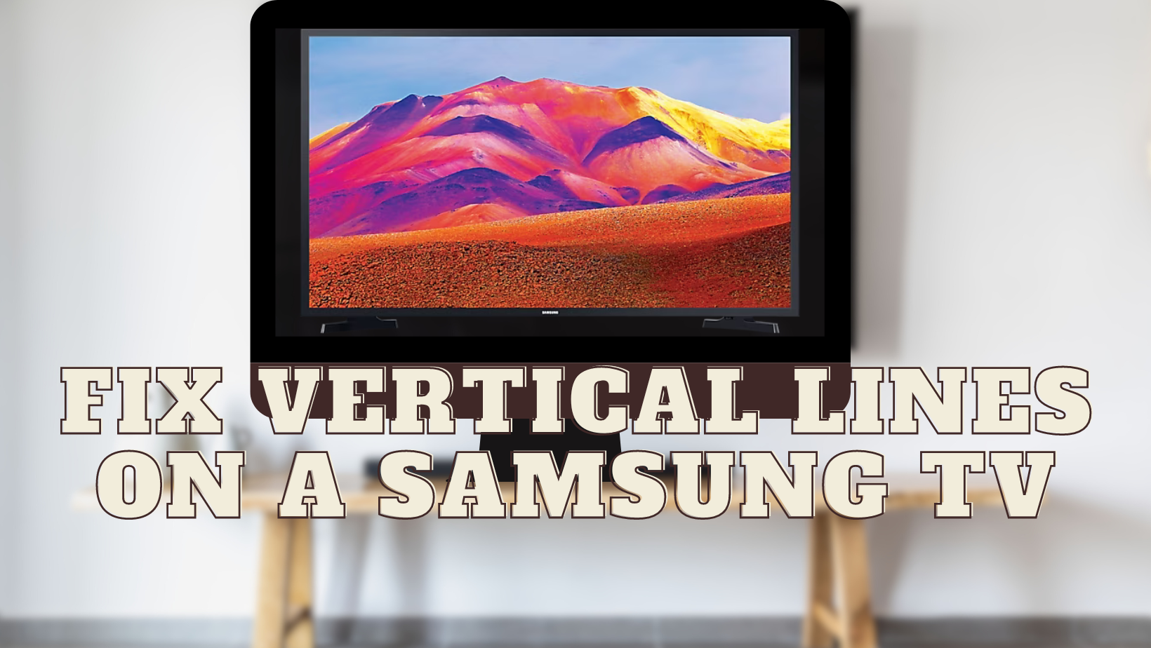 Vertical Lines on a Samsung TV