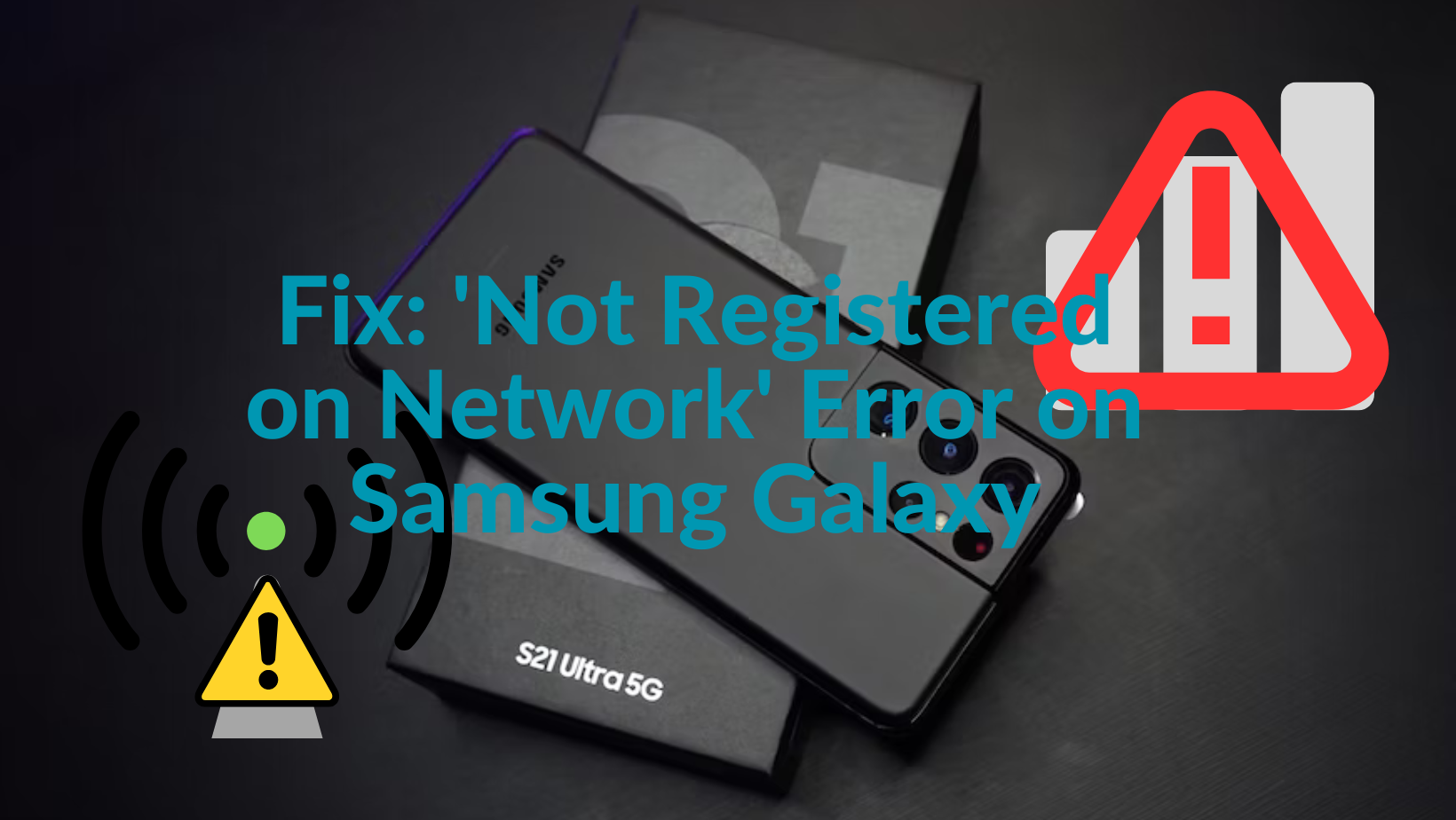 'Not Registered on Network' Error